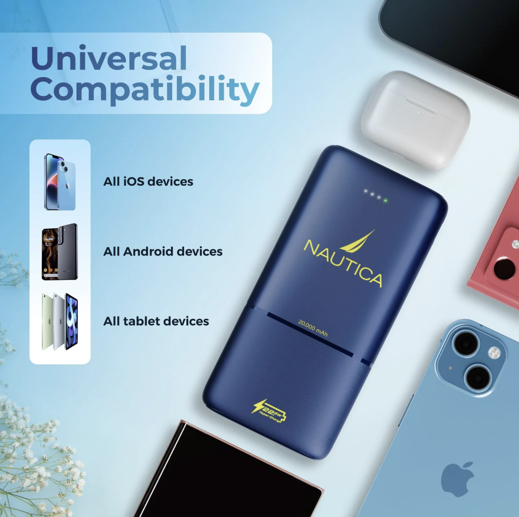 Nautica Urban PB220 20,000 mAh Portable Charger