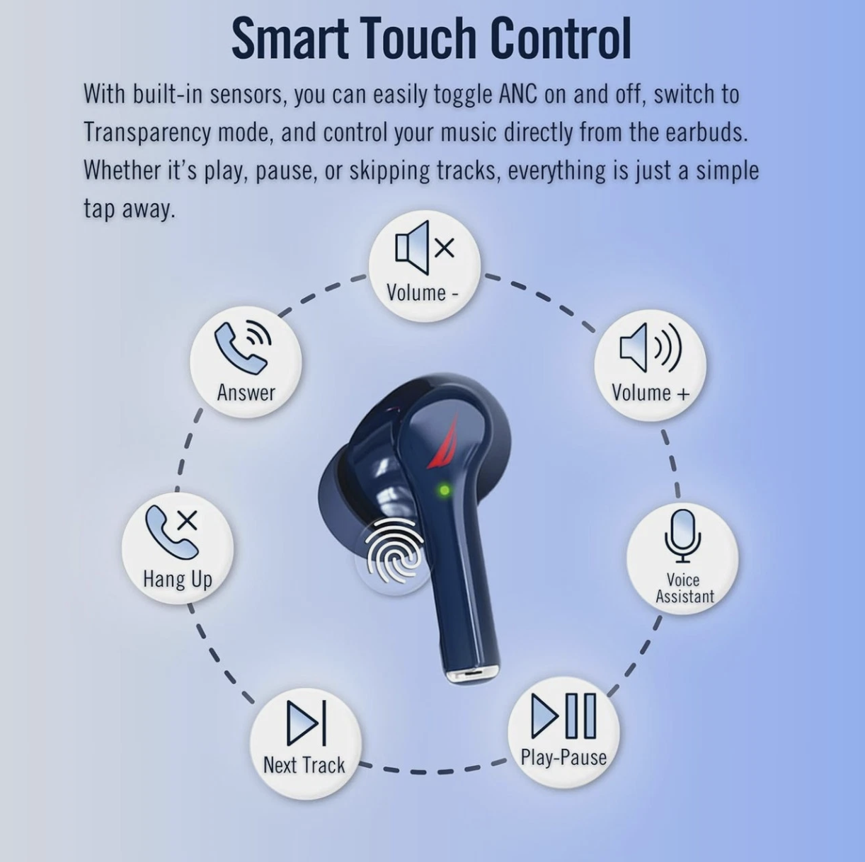 Nautica Urban T670 True Wireless Stereo Earbuds with Charging Case
