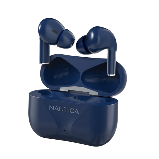 Nautica T220 Earbuds, highlighting their premium sound, long battery life, comfortable fit, and Bluetooth connectivity. It covers features, specifications, and what’s included in the box.
