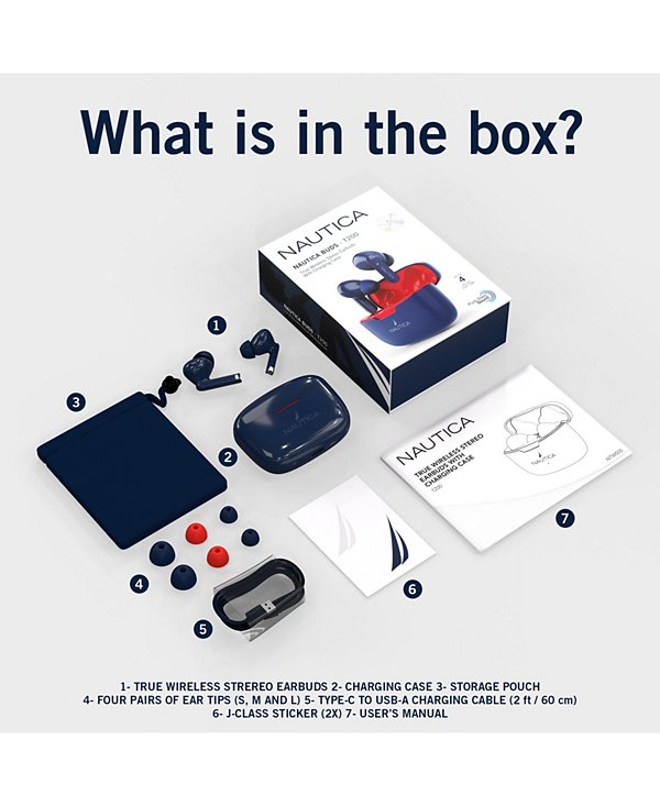 Nautica T200 Wireless Stereo Earbuds