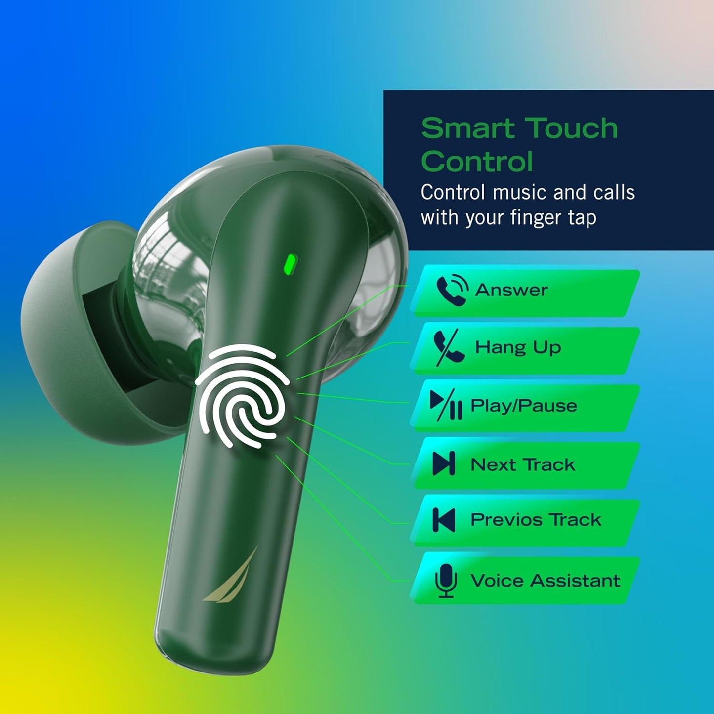 Nautica Urban T610 True Wireless Stereo Earbuds with Charging Case