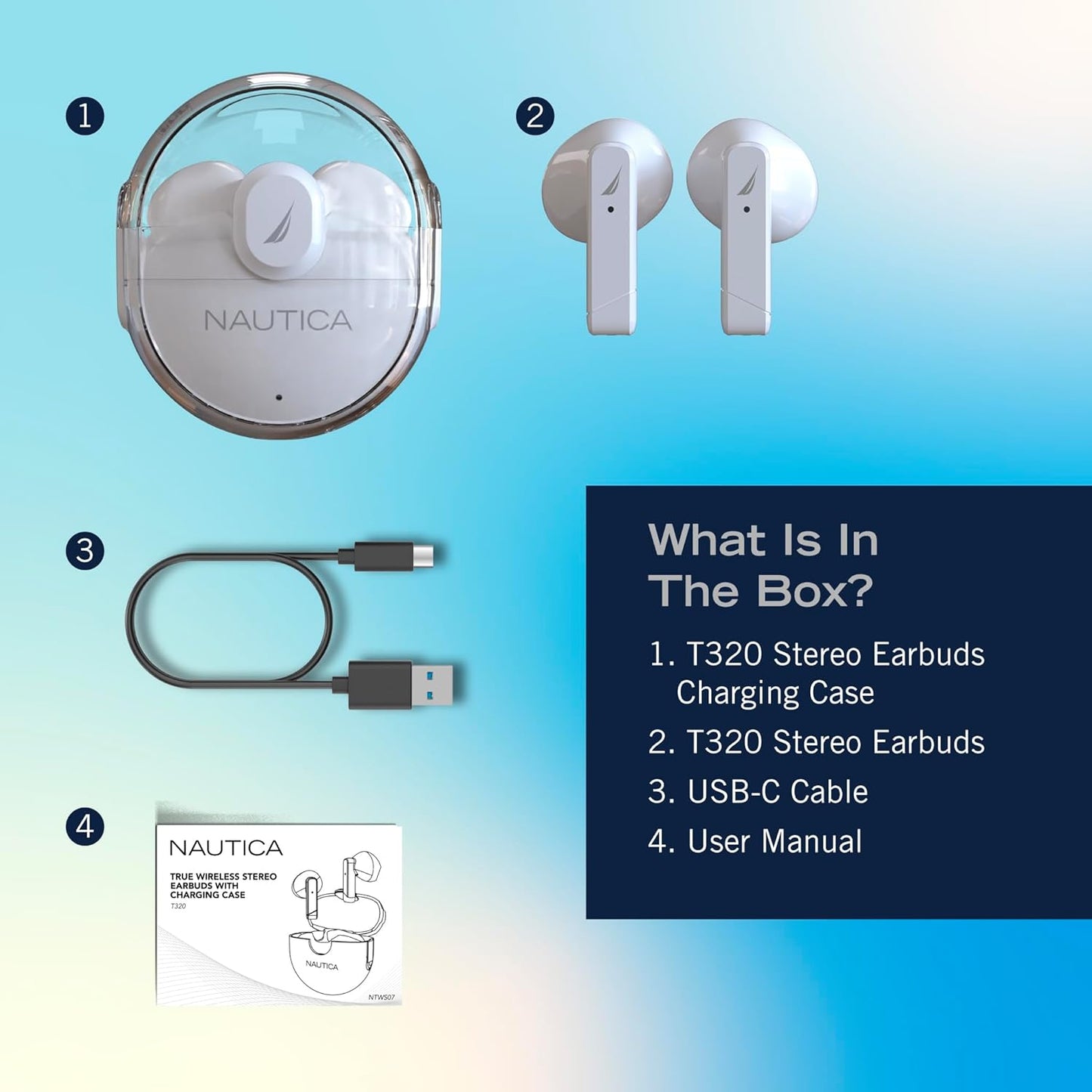 Nautica Buds T320 True Wireless Earbuds