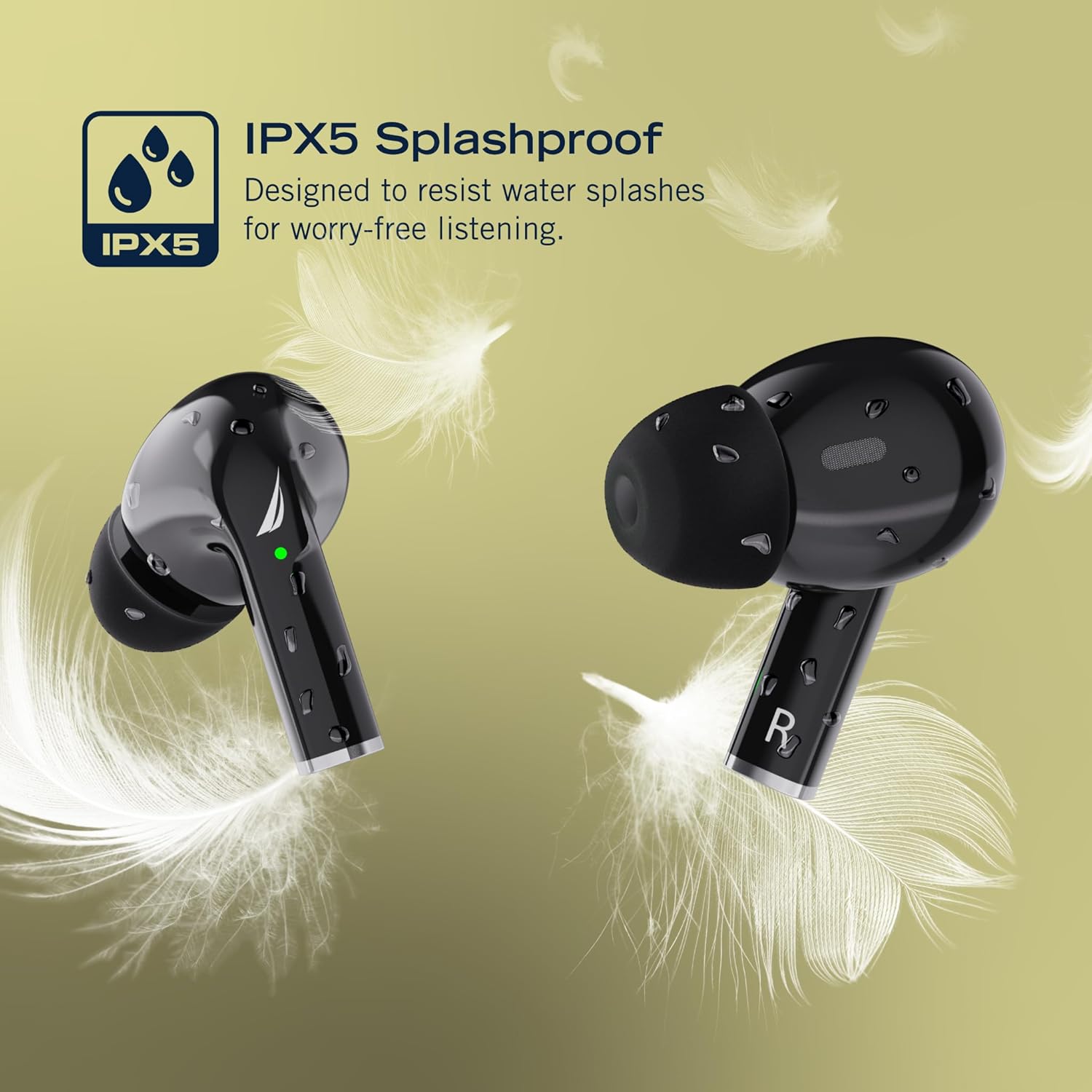 Branded wireless earbuds