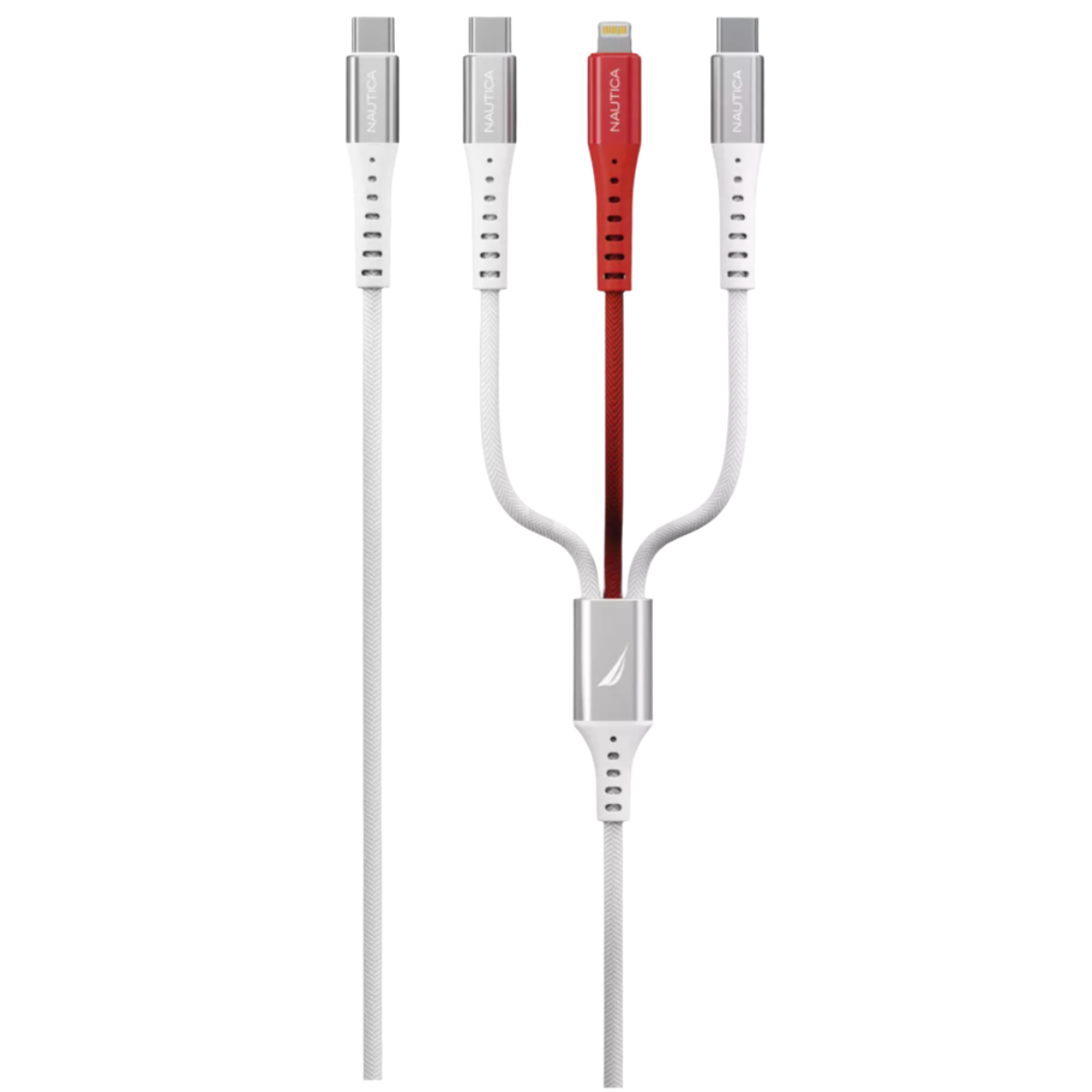 Multi-device cable with different connectors