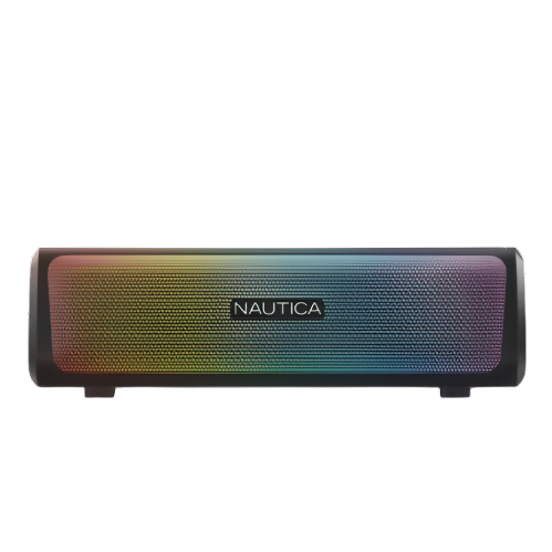  Bluetooth speaker with colorful gradient looks