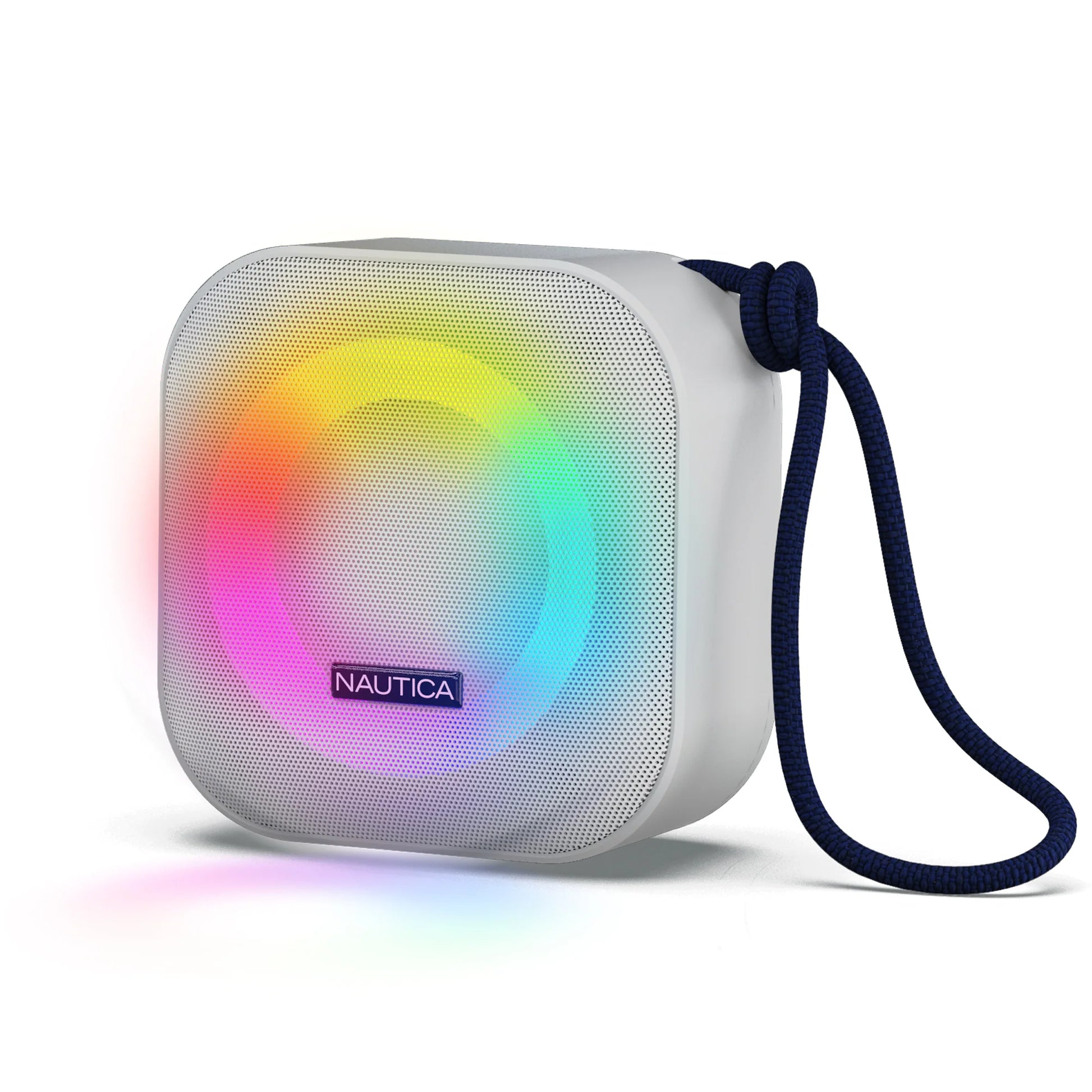 portable speaker with colorful light effects 