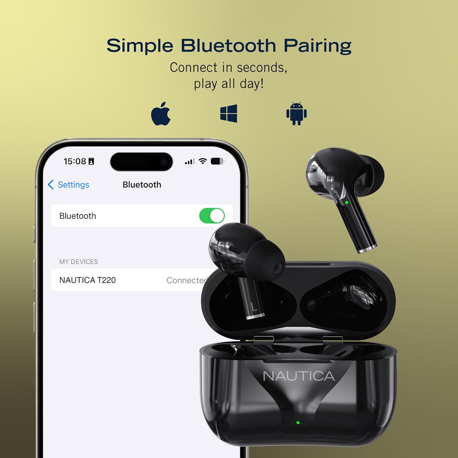 Nautica Buds T220 wireless earbuds