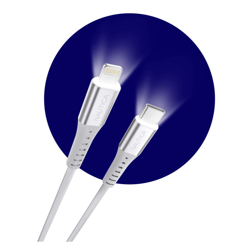 Portable USB-C Lightning Cable with fast charging capacity