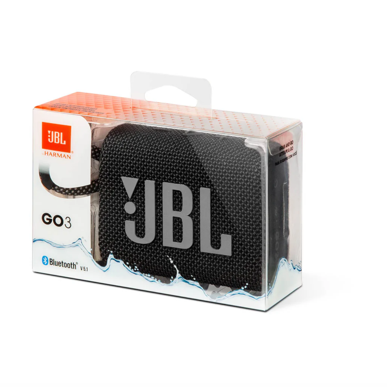 JBL Go 3 Eco Portable Stereo Bluetooth Speaker
