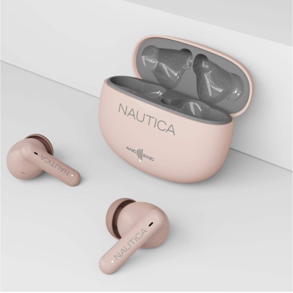 Nautica (ANC + ENC) Wireless Stereo Earbuds with Charging Case T680