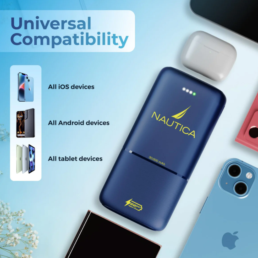 Nautica Urban PB230  30,000 mAh Portable Charger