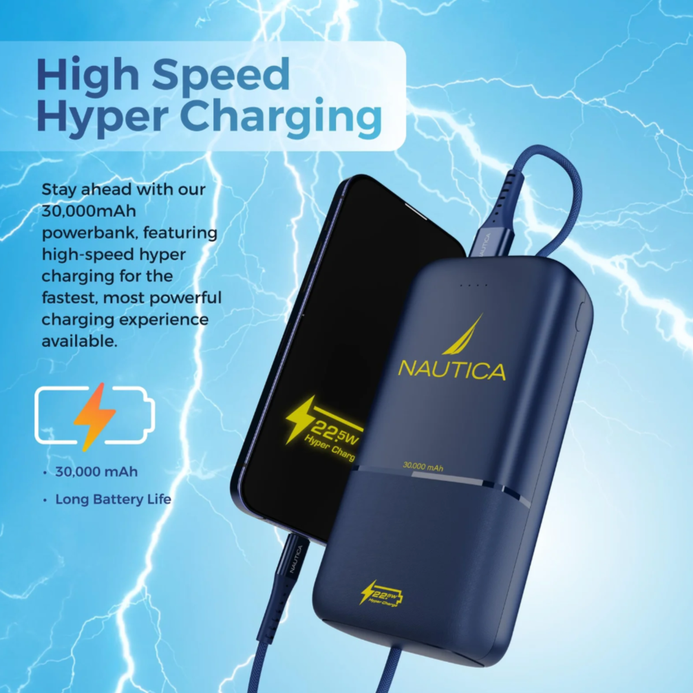 Nautica Urban PB230  30,000 mAh Portable Charger