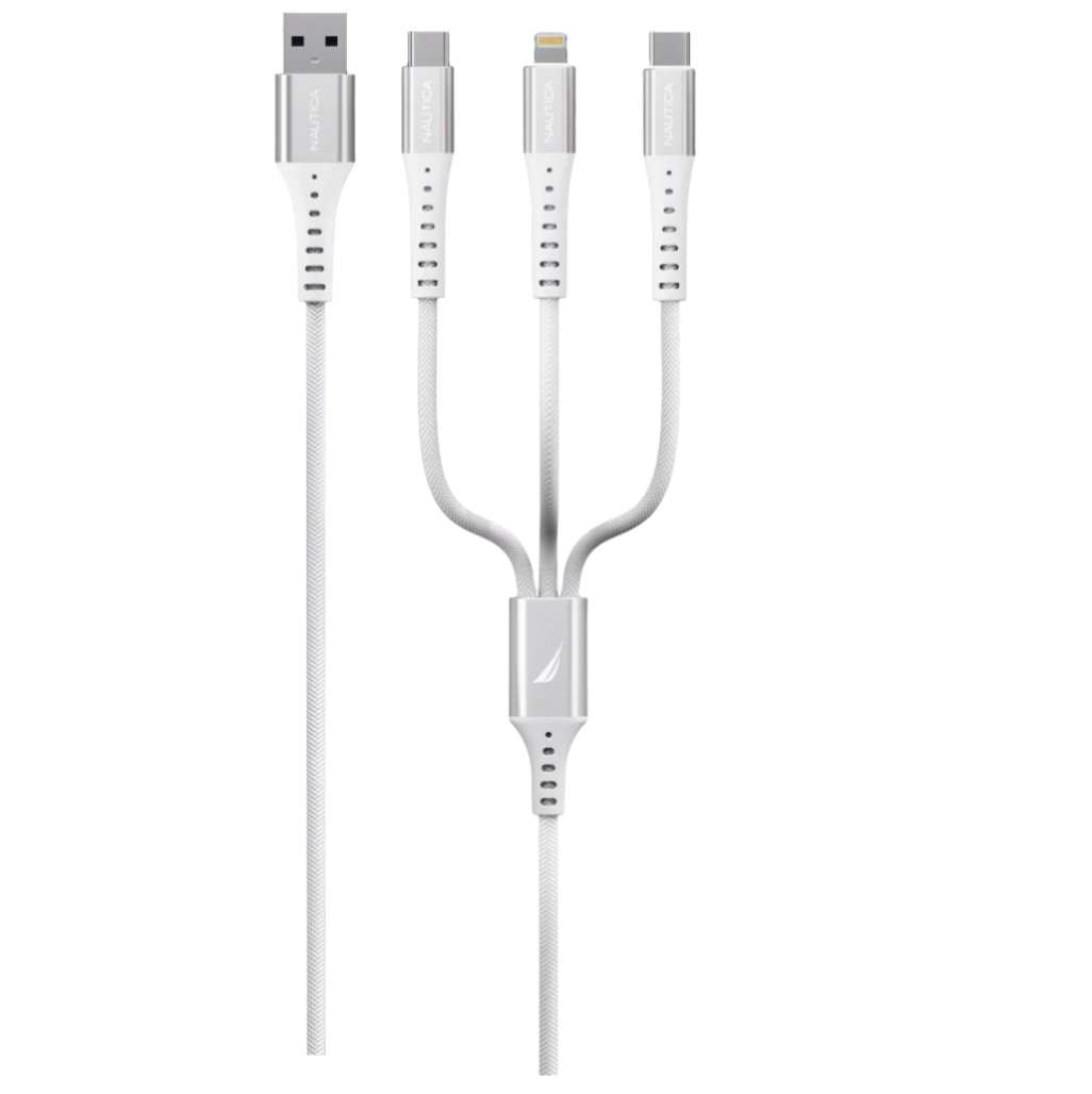 Nautica Urban CB640 3in1 Cable (USB-A to USB-C + Lightning + USB-C)