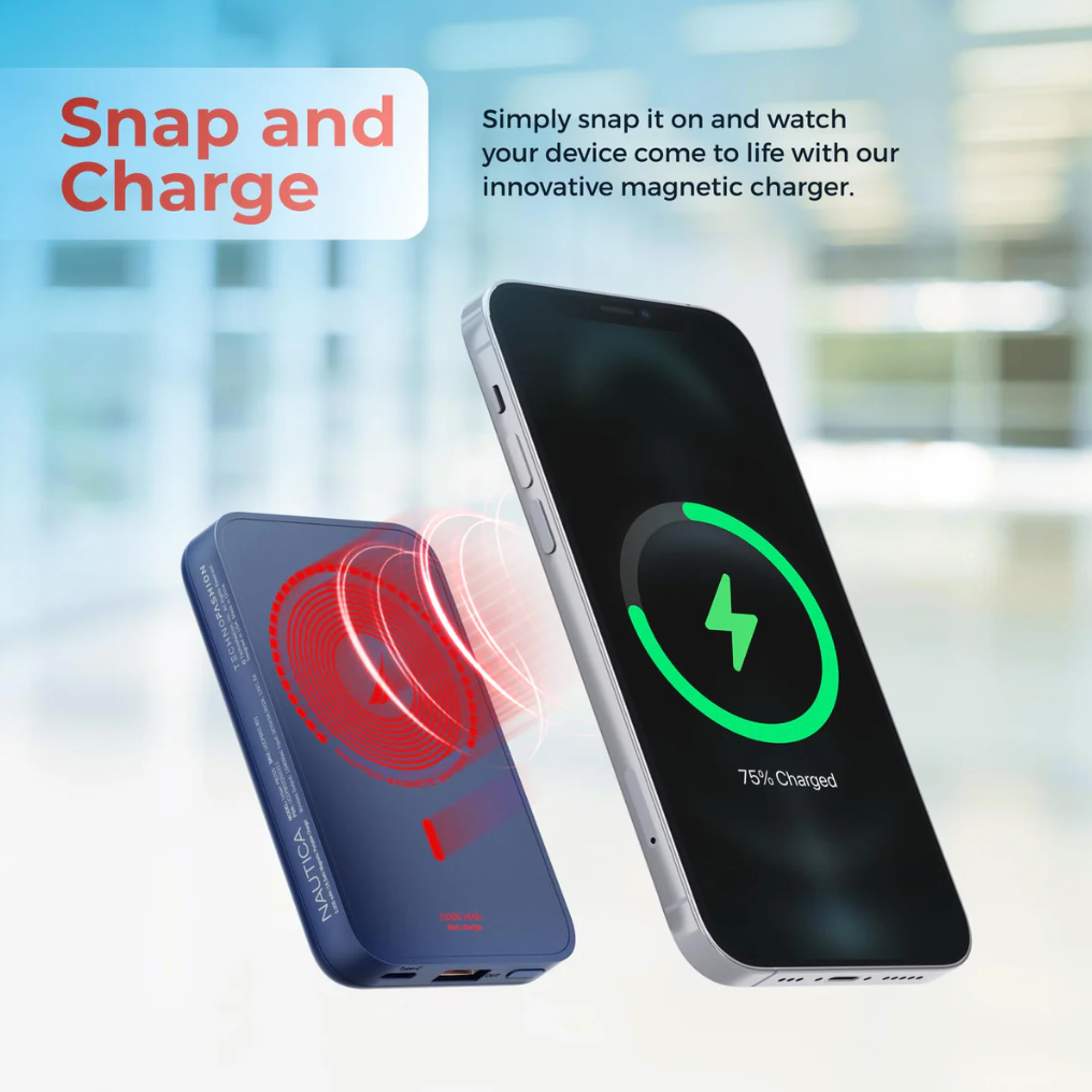 Nautica Urban PB205 Magnetic Wireless Portable Battery